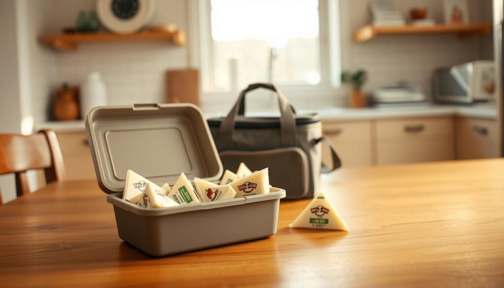Laughing Cow cheese travel storage tips