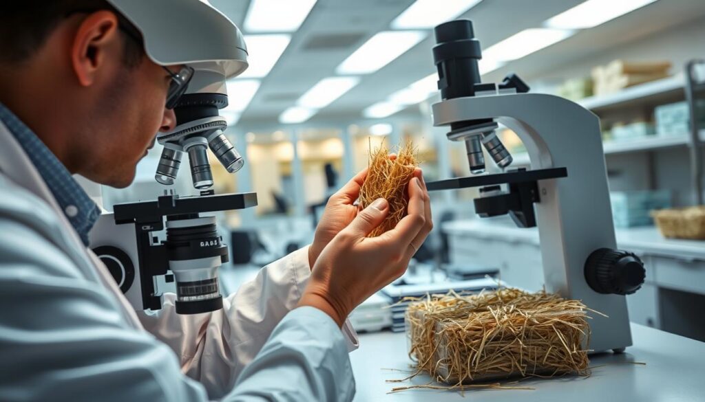 Testing hay for mold contamination Testing hay for mold contamination