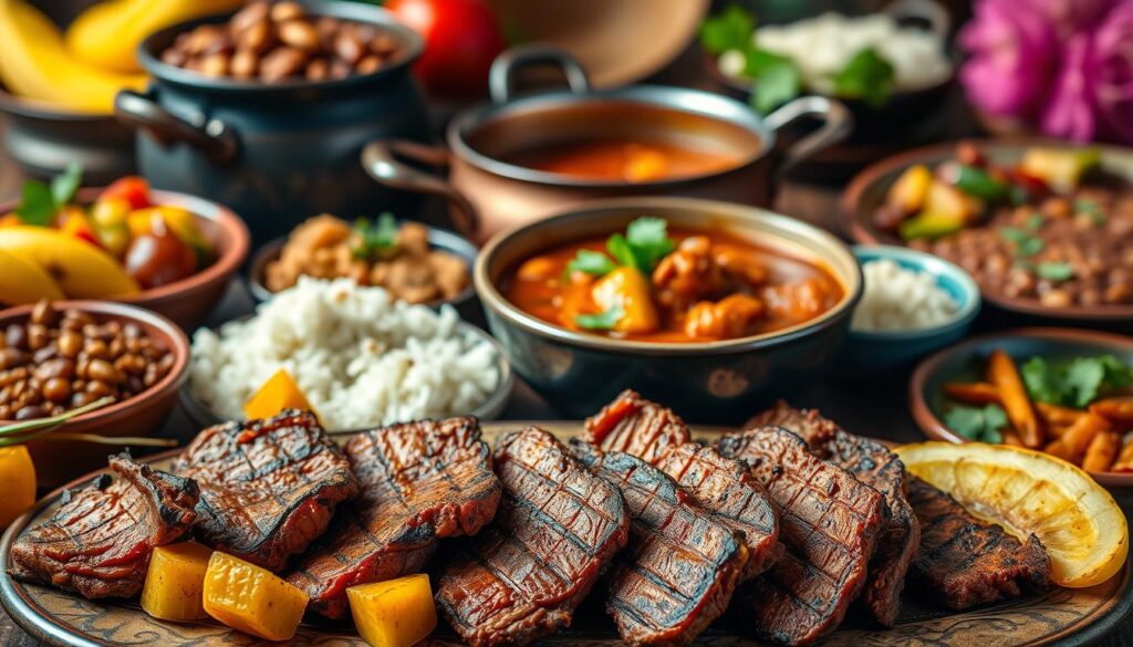 Traditional tasajo dishes from Cuba, Mexico, and the Caribbean