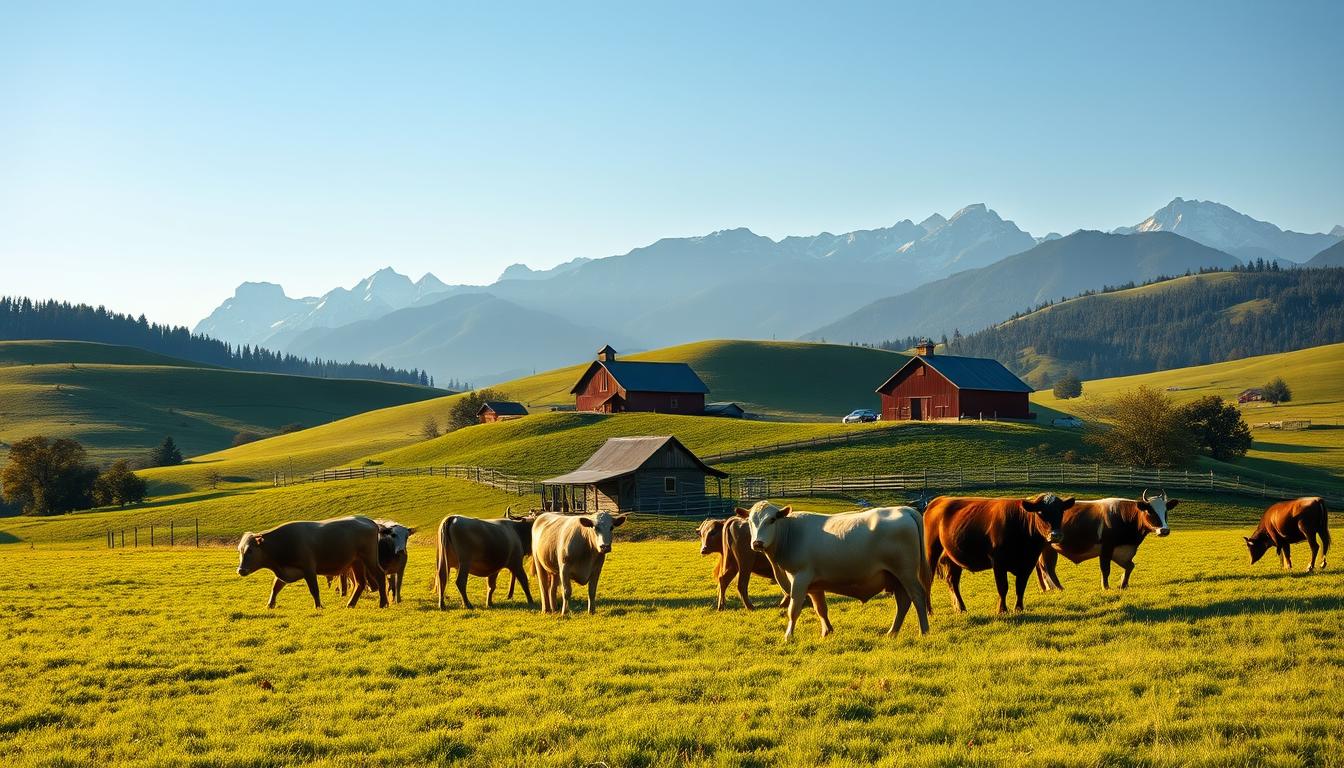 are cows native to north america