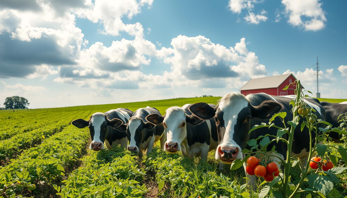 can cows eat tomato plants