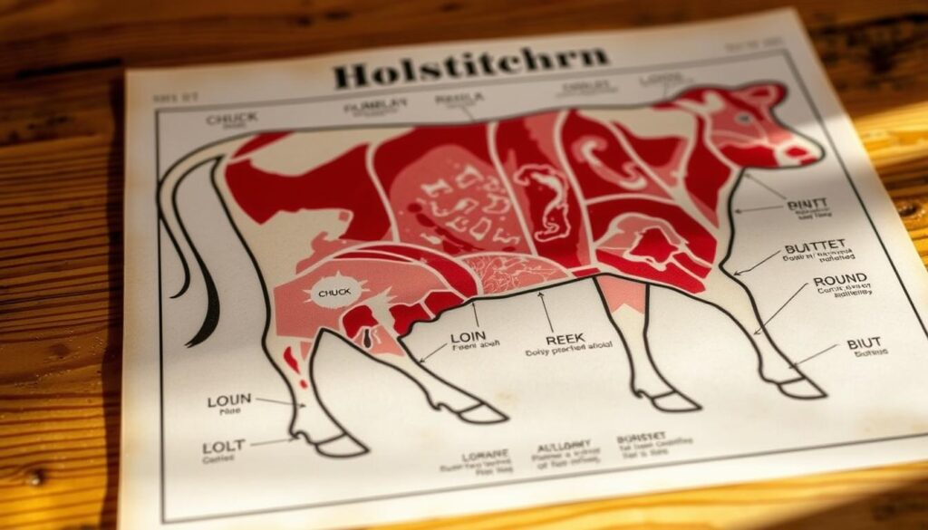 holstein beef cow cuts